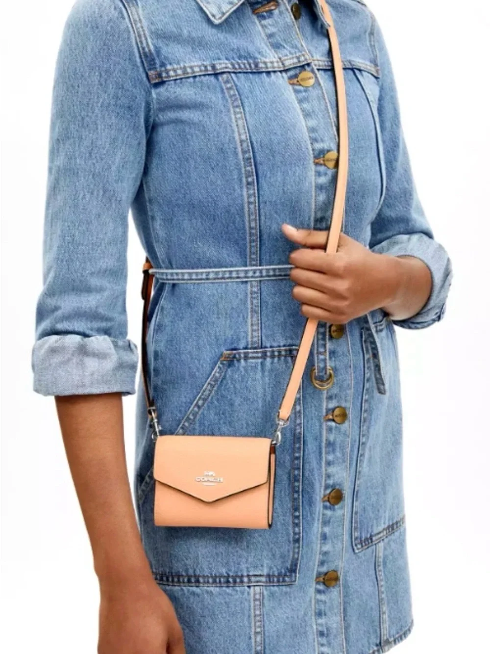 NWOT Coach Mini Envelope Wallet Crossbody